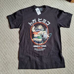 Himiko Toga My Hero Academia Unisex Black Tshirt Small